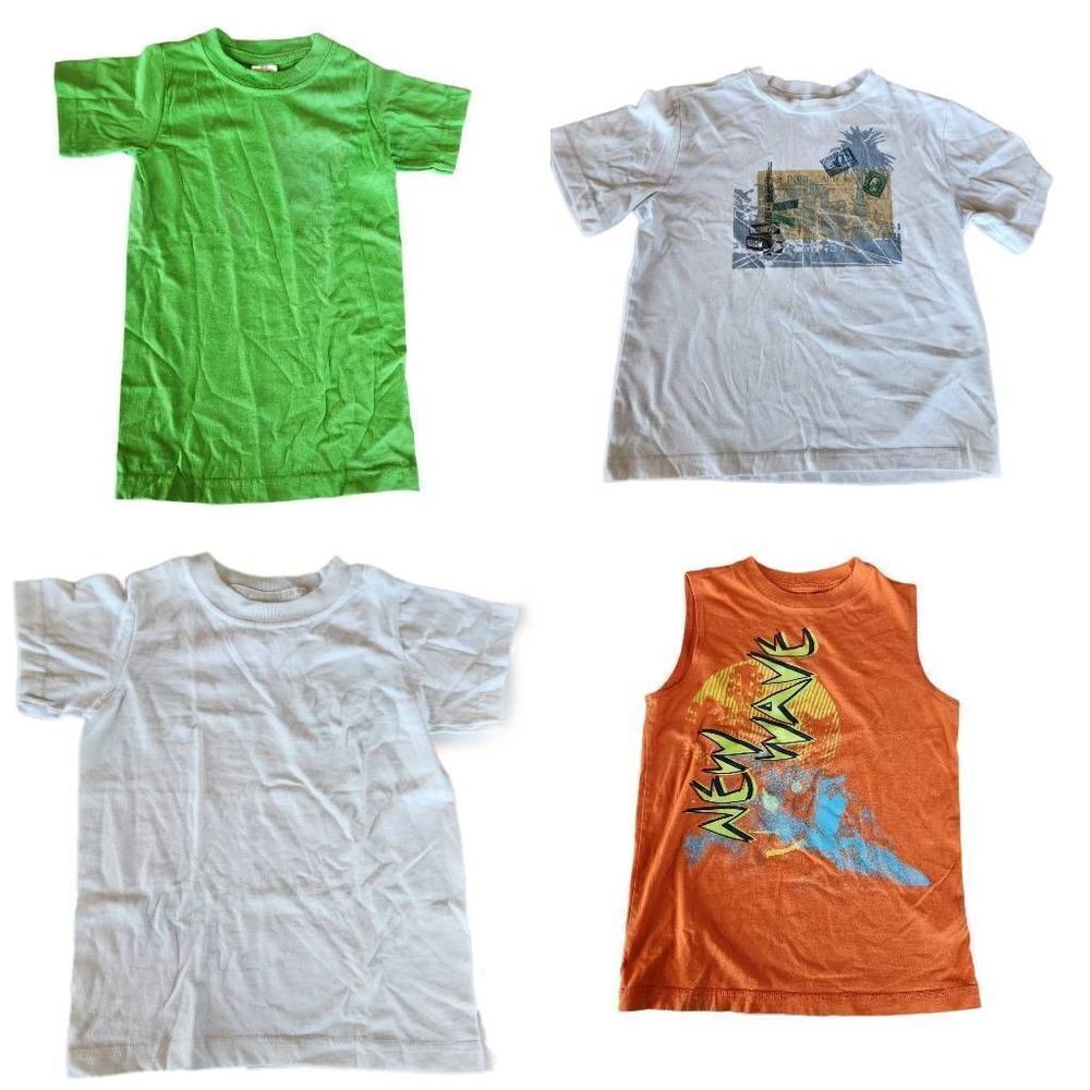 Boys youth bundle 6-8 tee shirt 4 pieces Route 66 orange tank top post card